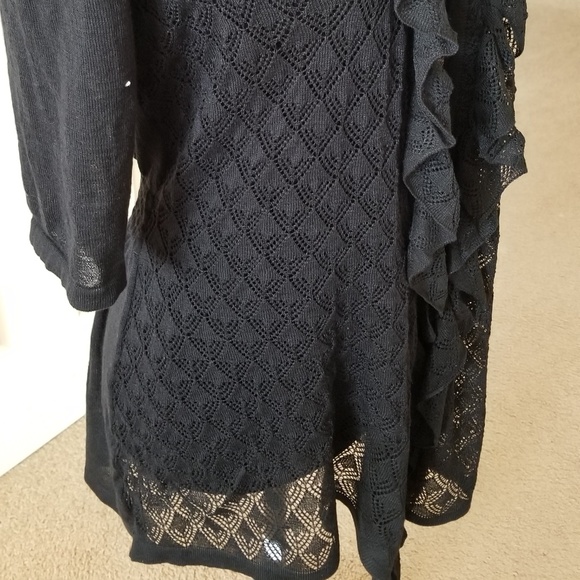 Covington Womens Lacy Look Sweater Size XL - Picture 7 of 8